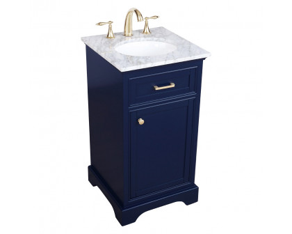 Elegant Bathroom Vanity - Blue (VF15019BL)