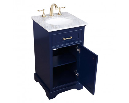 Elegant Bathroom Vanity - Blue (VF15019BL)