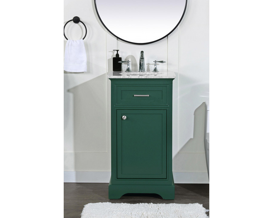 Elegant Bathroom Vanity - Green (VF15019GN)