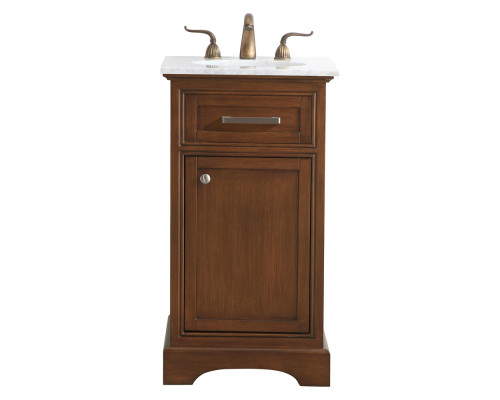 Elegant Bathroom Vanity - Teak (VF15019TK)