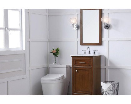 Elegant Bathroom Vanity - Teak (VF15019TK)