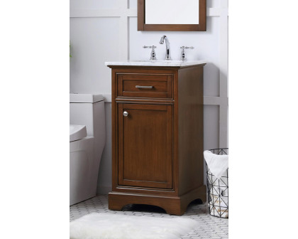 Elegant Bathroom Vanity - Teak (VF15019TK)