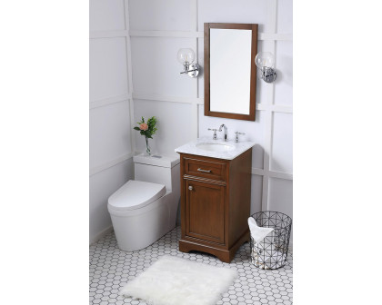 Elegant Bathroom Vanity - Teak (VF15019TK)