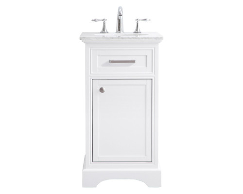 Elegant Bathroom Vanity - White (VF15019WH)