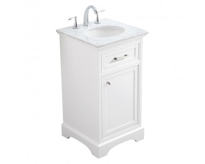 Elegant Bathroom Vanity - White (VF15019WH)