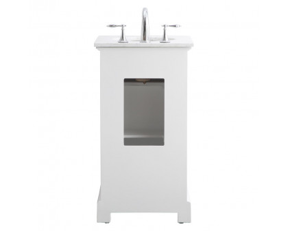 Elegant Bathroom Vanity - White (VF15019WH)