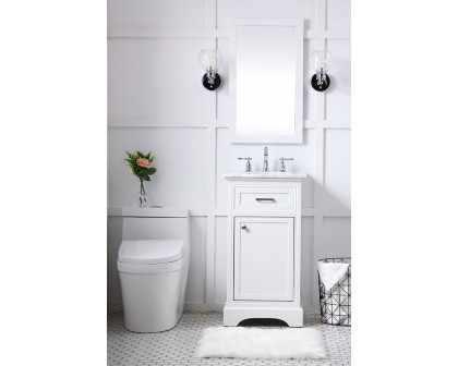 Elegant Bathroom Vanity - White (VF15019WH)