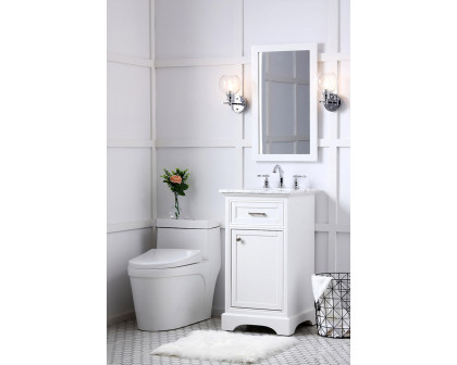 Elegant Bathroom Vanity - White (VF15019WH)