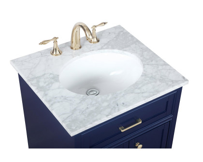 Elegant Bathroom Vanity - Blue, L 24" (VF15024BL)