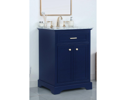 Elegant Bathroom Vanity - Blue, L 24" (VF15024BL)