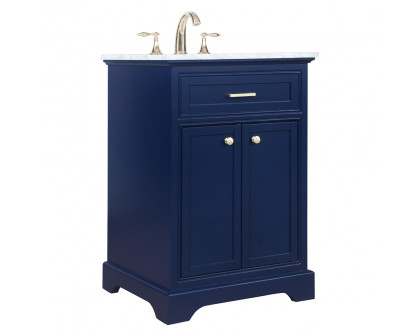 Elegant Bathroom Vanity - Blue, L 24" (VF15024BL)