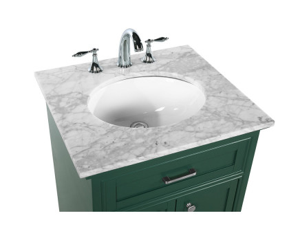 Elegant Bathroom Vanity - Green, L 24" (VF15024GN)