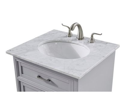 Elegant Bathroom Vanity - Gray, L 24" (VF15024GR)