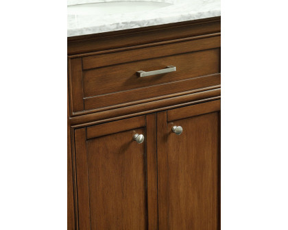 Elegant Bathroom Vanity - Teak, L 24" (VF15024TK)