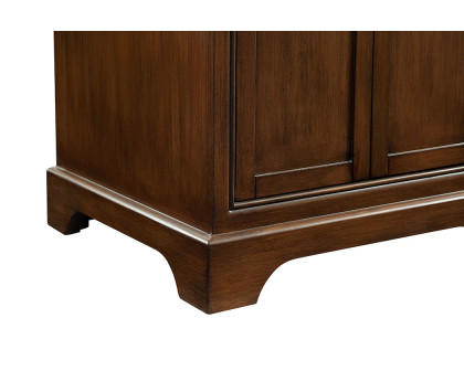 Elegant Bathroom Vanity - Teak, L 24" (VF15024TK)