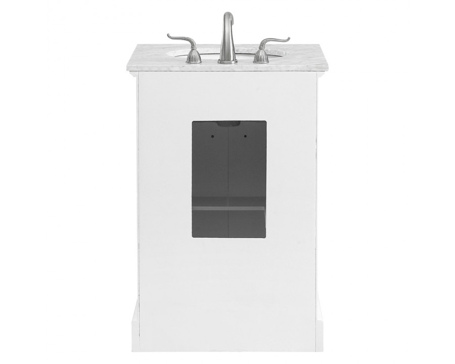 Elegant Bathroom Vanity - White, L 24" (VF15024WH)