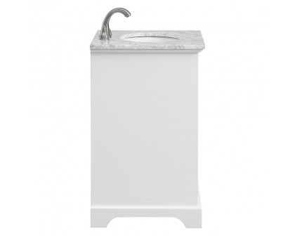 Elegant Bathroom Vanity - White, L 24" (VF15024WH)