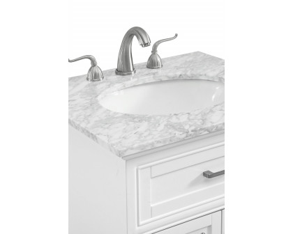 Elegant Bathroom Vanity - White, L 24" (VF15024WH)