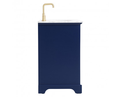 Elegant Bathroom Vanity - Blue, L 30" (VF15030BL)