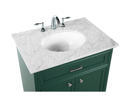 Elegant Bathroom Vanity - Green, L 30" (VF15030GN)