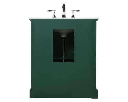 Elegant Bathroom Vanity - Green, L 30" (VF15030GN)