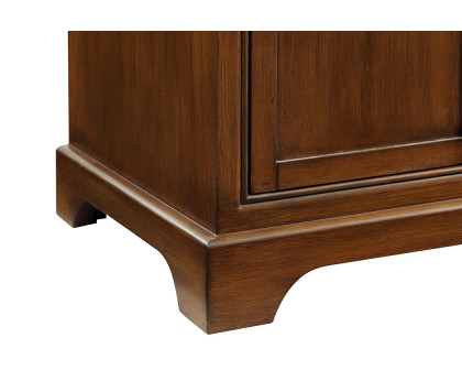 Elegant Bathroom Vanity - Teak, L 30" (VF15030TK)