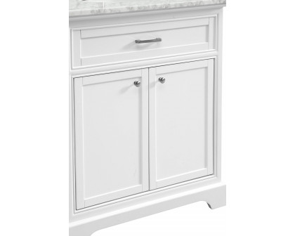 Elegant Bathroom Vanity - White, L 30" (VF15030WH)