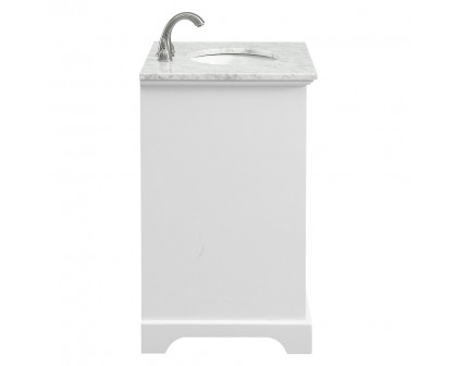 Elegant Bathroom Vanity - White, L 30" (VF15030WH)