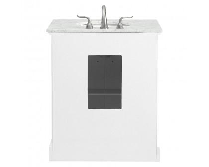 Elegant Bathroom Vanity - White, L 30" (VF15030WH)