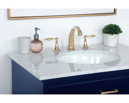 Elegant Bathroom Vanity - Blue, L 32" (VF15032BL)