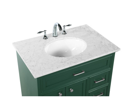 Elegant Bathroom Vanity - Green, L 32" (VF15032GN)