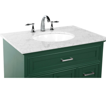 Elegant Bathroom Vanity - Green, L 32" (VF15032GN)