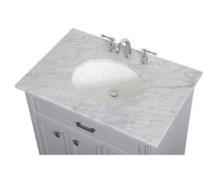 Elegant Bathroom Vanity - Gray, L 32" (VF15032GR)