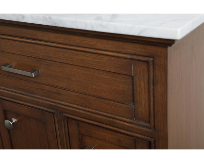 Elegant Bathroom Vanity - Teak, L 32" (VF15032TK)