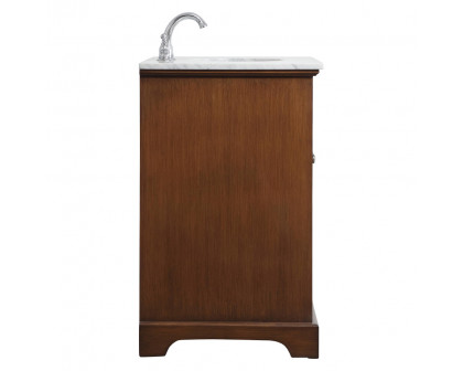 Elegant Bathroom Vanity - Teak, L 32" (VF15032TK)