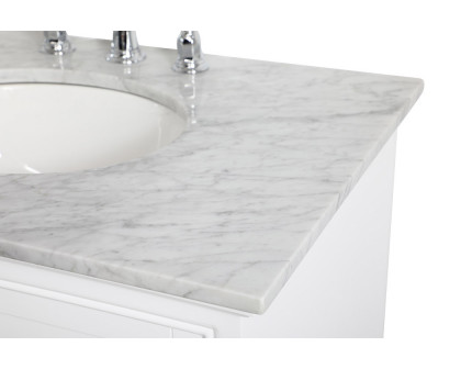 Elegant Bathroom Vanity - White, L 32" (VF15032WH)