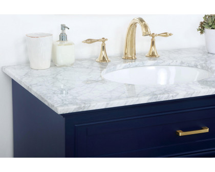 Elegant Bathroom Vanity - Blue, L 36" (VF15036BL)