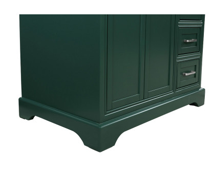 Elegant Bathroom Vanity - Green, L 36" (VF15036GN)