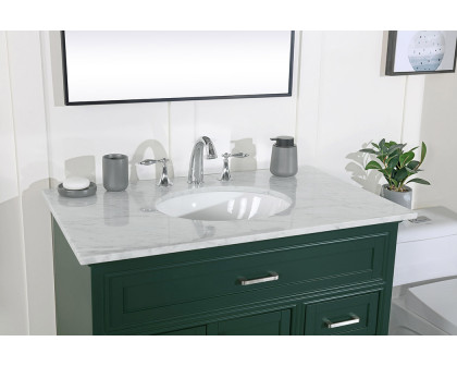 Elegant Bathroom Vanity - Green, L 36" (VF15036GN)