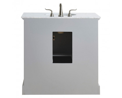 Elegant Bathroom Vanity - Gray, L 36" (VF15036GR)