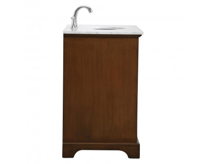 Elegant Bathroom Vanity - Teak, L 36" (VF15036TK)