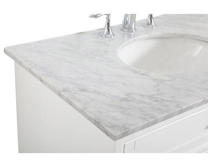 Elegant Bathroom Vanity - White, L 36" (VF15036WH)