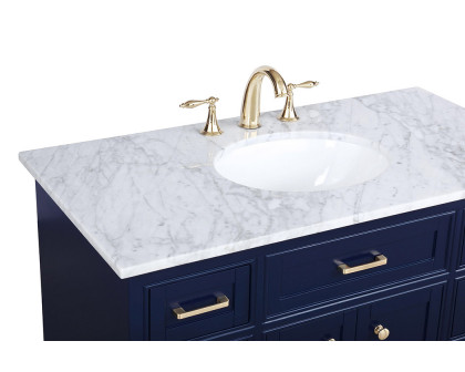 Elegant Bathroom Vanity - Blue, L 42" (VF15042BL)