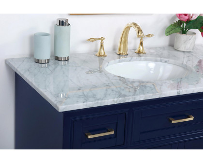 Elegant Bathroom Vanity - Blue, L 42" (VF15042BL)