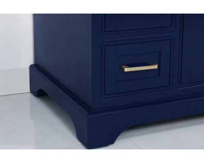 Elegant Bathroom Vanity - Blue, L 42" (VF15042BL)