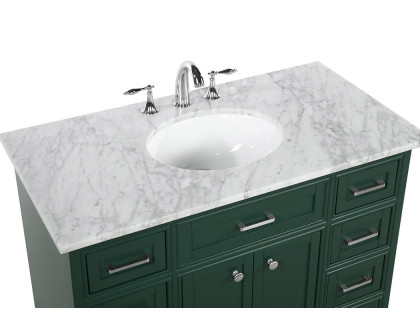 Elegant Bathroom Vanity - Green, L 42" (VF15042GN)