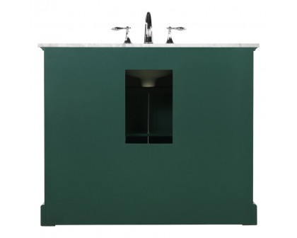 Elegant Bathroom Vanity - Green, L 42" (VF15042GN)