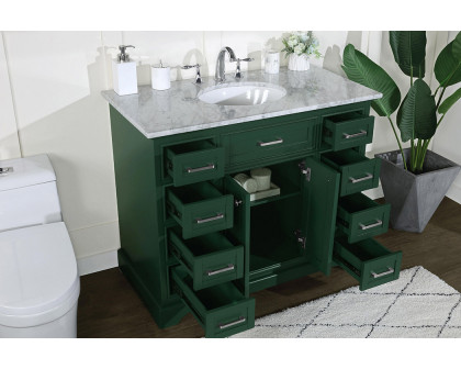 Elegant Bathroom Vanity - Green, L 42" (VF15042GN)