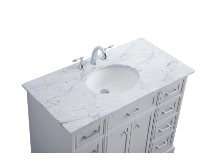 Elegant Bathroom Vanity - Gray, L 42" (VF15042GR)