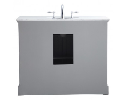 Elegant Bathroom Vanity - Gray, L 42" (VF15042GR)